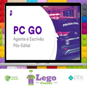 PC-GO (Agente e Escrivão) Pacote Completo - 2022 (Pós-Edital) - Estratégia Concursos