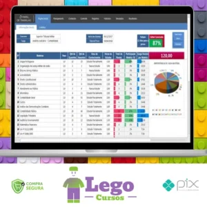 Planilha Controle de Estudos para Concursos Públicos Pro - Papel de Trabalho