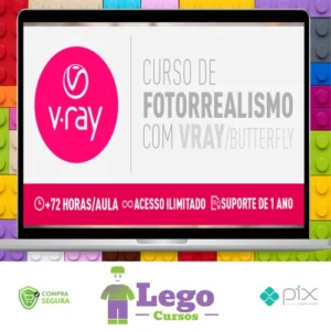 Curso Fotorrealismo com Vray Butterfly - Thi Lima