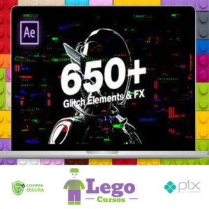[PACK] Videohive: 650+ Glitch Elements - VCGMotion [INGLÊS]