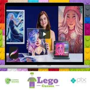 Retrato de Personagens Femininas com Procreate - Natália Dias