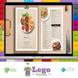 Menu de Comida 4K: Exibição do Restaurante - Envato Elements