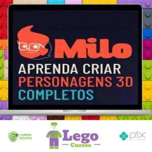 Milo: Aprenda a Criar Personagens 3D Completos - Mascoteria School