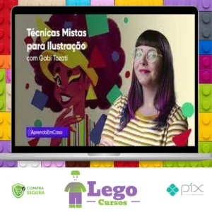 Técnicas Mistas Para Ilustração - Gabi Tozati