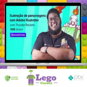 Crehana: Ilustração de Personagens com Illustrator - Thunder Rockets