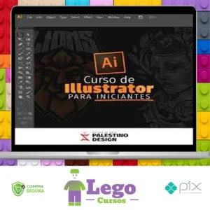 Curso de Adobe Illustrator (Básico ao Avançado) - Palestino Designer