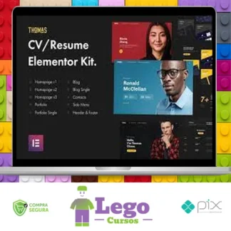 CVPortfolio Elementor Template Kit - Thomas