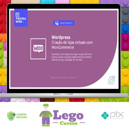 Wordpress Criação de Lojas Virtuais com Woocommerce 2021 - Treinaweb