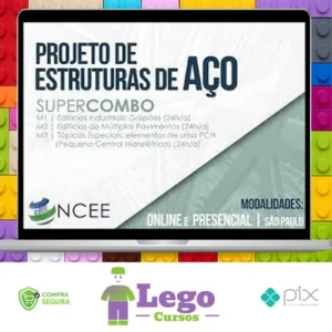 Projeto de Estruturas de Aço (Super Combo M1+M2+M3) - Ncee