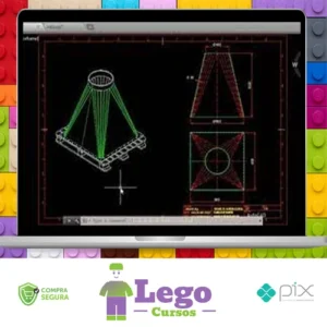 Traçado de Caldeiraria Essencial CAD 2D e 3D - Render