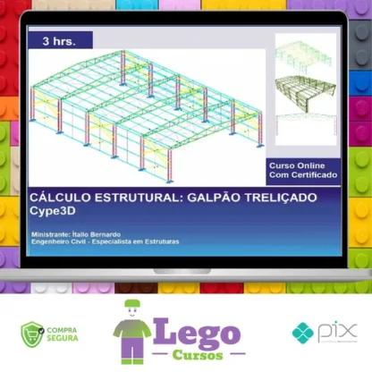 Cype3D: Galpão Treliçado - Ítallo Bernardo