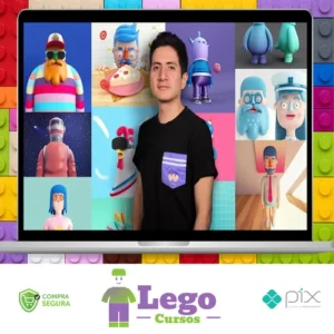 DOMESTIKA: Design de Personagens no Cinema 4D: do Esboço à Impressão 3D - Aarón Martínez [ESPANHOL]