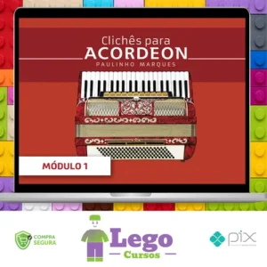 Curso de Acordeon Intermediário: Vol. 2 - Paulinho Marques
