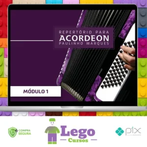 Curso de Acordeon Intermediário: Vol. 3 - Paulinho Marques